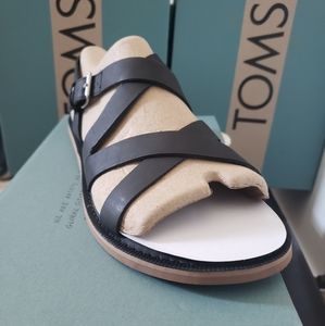TOMS Leather Sicily Sandals